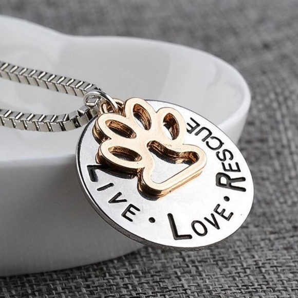 Jewelry - Live, Love, Rescue Necklace